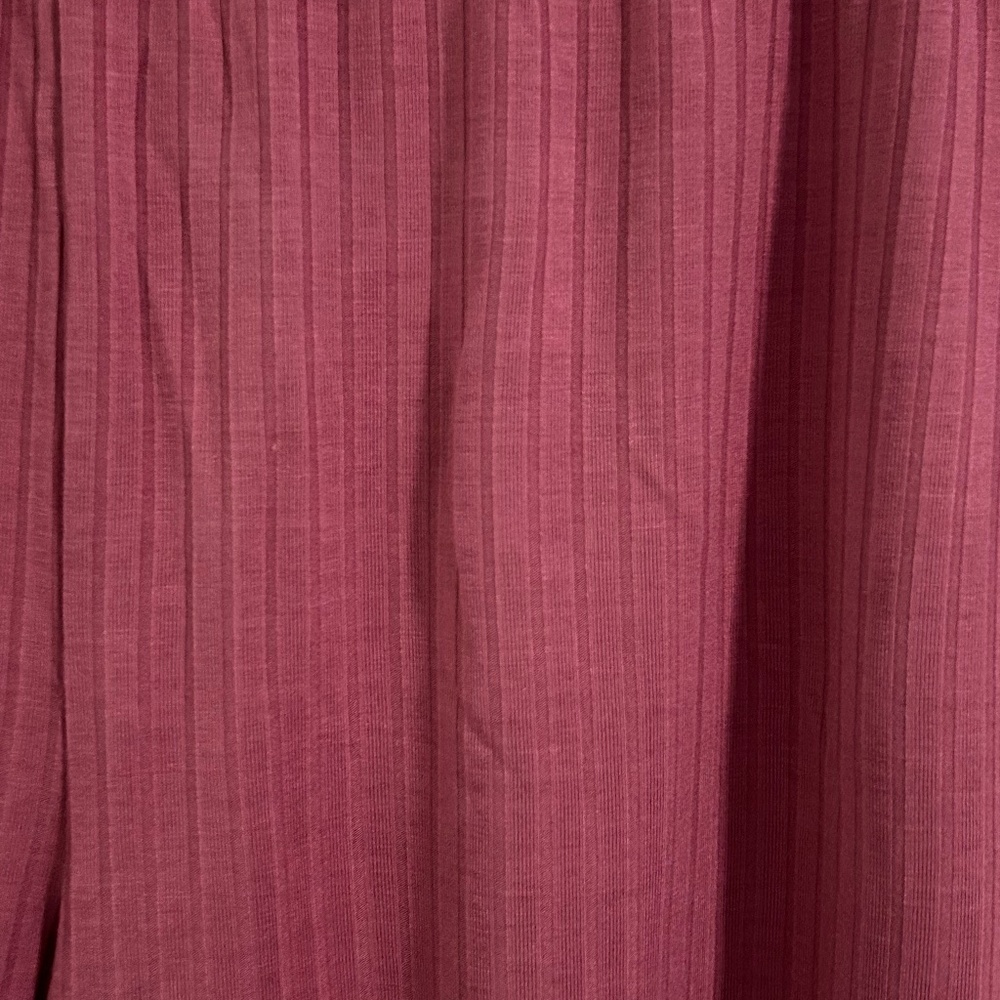 Cuddl Duds Wide Leg Ribbed Crop - Picture 3 of 5